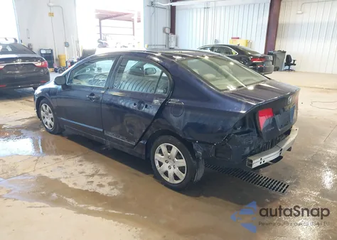 2007 Honda Civic Lx from USA, damaged, VIN JHMFA16577S007587